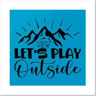 Let's play outside Posters and Art